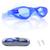 Óculos Natação Profissional Mergulho Em Silicone Com Case Azul escuro