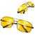 Óculos Noturno Vision para Dirigir à Noite Polarizado e com Proteção UV400 Amarelo
