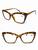 Óculos Para Leitura Com Grau Quadrado Gatinha 3D +1.75 até +4,00 Modelo Novo 8088 Tartaruga