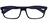 Óculos Para Leitura Com Grau retangular haste flexível +1.5 até +4 Modelo Novo msg-3 azul
