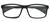 Óculos Para Leitura Com Grau retangular haste flexível +1.5 até +4 Modelo Novo msg-3 cinza