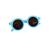 Óculos Solar Infantil Proteção UV400 Retrô Gato Quadrado Azul piscina retrô