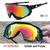 Óculos unisex UV400 para ciclismo e esportes ao ar livre. Ouro, Degrade