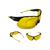 Óculos UV400 Unissex Esportivo Corrida Ciclismo MTB Speed Enduro Futevolei Volei Lente Espelhada Polarizada Noturna Preto, Amarelo