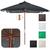 Ombrelone Madeira Quadrado 2x2m Sardenha Guarda Sol Sombreiro Bagum - Belfix Preto