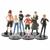 One Piece Figura de Ação diversos Luffy Zoro Sanji 18cm Ace