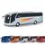 Ônibus Brinquedo 42cm Presente Miniatura Várias Cores - Usual Brinquedos Prateado