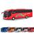 Ônibus Busão Iveco 1:30 Presente Connection Carrinho - Usual Brinquedos Vermelho