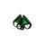 Orelha de Gatinho Razer p/ Linha de Headset Kraken - Green - RC2101140200W3X Verde