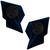 Orelhas Laterais + Botões Laterais Capacete Stealth Protork DARK BLUE
