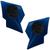 Orelhas Laterais + Botões Laterais Capacete Stealth Protork SKY BLUE