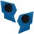 Orelhas Laterais + Botões Laterais Capacete Stealth Protork SKY BLUE FOSCO