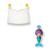 Organizador de banho infantil bebe guardar brinquedos com ventosa e bichinho aquático buba Sereia lilás