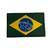 Pach Bandeira do Brasil Emborrachada 3D C/Velcro Para Mochilas Bolsas Decorações Brasil colorido