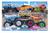 Pack c/ 2 Monster Trucks - 1/64 - Hot Wheels Drag bus kombi vs volkswagen beetle fusca