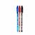 Pacote 20 canetas  escolar esferográfica 1.0 mm preta azul e vermelha Azul