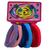 Pacote 72 Elastico Rabico Prender Cabelo Xuxinhas Liga Cabelo Xuxa Roxo, Rosa Claro, Azul, Azul claro, vermelho, e Rosa Neon