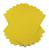 Pacote Folhas De Eva Com 10 Unidades 1mm 60x40cm Coloridas Amarelo Canário