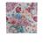 Pacote Guardanapo para Decoupage com 20 folhas Flower composition white