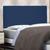 Painel Cabeceira Esmeralda Queen 1,60m Suede Veludo  Spezzia Decor Azul Marinho