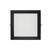 Painel de Led Blumenau Quadrado de Embutir 18W Bivolt Preto 6500k, Luz branca