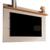 Painel de TV ate 55" Suspenso Quarto Sala Vivare 1,36 Giga Moveis OffWhite/Nature