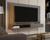 Painel Luxo TV Smart até 50 Polegadas Mathe com porta - Diversas Cores - JM Casa dos Moveis  Onix / Nature