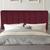 Painel para Cama Box Casal 1,60 cm Kiara - Oferta House Bordo