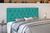 Painel para cama box de parede Cristal 160cm Turquesa