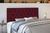 Painel para cama box de parede Cristal 160cm Vinho