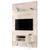 Painel para TV 65 Pol com Rack Bancada 154cm Tyrone M01 Calacata/Off White - Mpozenato Calacata/Off White