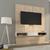 Painel para TV 65 Polegadas 1 Gaveta 100% MDF TB125 Dalla Costa NaturaOff White