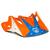 Pala Capacete Pro Tork Th1 Jett Evolution 2 LARANJA - AZUL CLARO