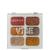 Paleta De Glitter Linha Vibe 6 Cores 01 (1,5G Cada) - Zanphy Marrom