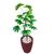 Palmeira Rafia Verde Planta Artificial Grande Vaso Decoração 3D Vermelho