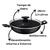 Panela Wok 28cm Tramontina 3,3L Tampa de Vidro Loreto Starflon Max Cinza