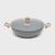Panela wok com tampa 34 cm indução oster  DARK GREY