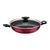 Panela Wok Loreto Vermelha 28 cm 3,3 L em Alumínio com Revestimento Antiaderente Starflon Tramontina 27817/022 Vermelho