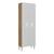 Paneleiro com 4 Portas Paris Multimóveis MP2185 Rustic/Branco