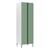 Paneleiro Torre 70cm 2 Portas 5 Prateleiras Pérola Luciane Móveis Branco Polar com Verde Jade