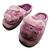 Pantufa 3d Feminino Adulto Chinelo Bichinho Pompom Peludo Inverno para Frio 1 par Lilás