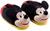 Pantufa 3D Mickey Calçado Pelucia Conforto Licenciado Disney Preto