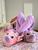 Pantufa adulto e infantil 3D Angel Filme Lilo e Stitch Rosa