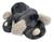 Pantufa Cachorrinho Pelúcia 3d Infantil Sola Antiderrapante Preto