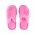 Pantufa Feminina Fechada Chinelo Pelúcia Premium Rosa, Chiclete