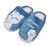 Pantufa Infantil Gatinho 3d Confortável Sola Antiderrapante Azul