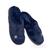 Pantufa Masculina Chinelo de Quarto Super Macio Solado Borracha Antiderrapante  Azul marinho