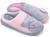 Pantufas Femininas Estampa Gato Super Macia Antiderrapante Rosa