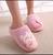 Pantufas Femininas Estampa Gato Super Macia Antiderrapante Rose