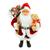 Papai Noel Grande Luxuoso Decoração Natalina Natal Luxo 60cm Vermelho2